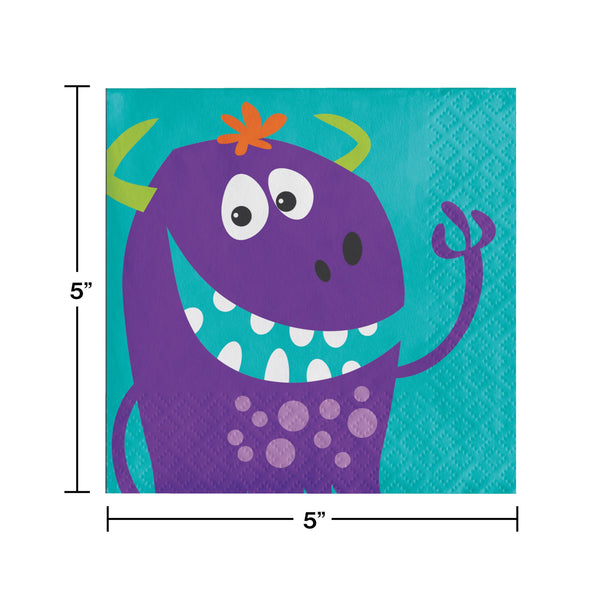 Fun Monsters Party Pack, Plates, Napkins, Cups, Tablecloth,  Monster Party Supplies, Monster Themed Birthday Party Decorations