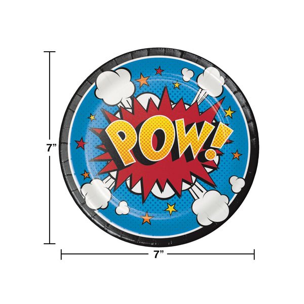 Superhero Slogans Party Pack, Plates, Napkins, Cups, Tablecloth,  Superhero Party Supplies, Superhero Themed Birthday Party Decorations