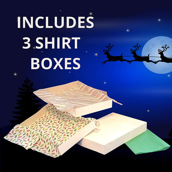 Christmas Gift Bags, Snowflake Design, Coordinating Tissue Paper,  Shirt Gift Boxes, Elegant Christmas, Holiday Gift Wrap, Holiday Bags