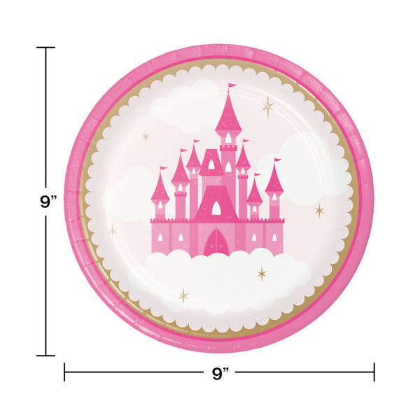 Little Princess Party Pack, Plates, Napkins, Cups, Tablecloth,  Princess Party Supplies, Castle Themed Birthday, Party Decorations