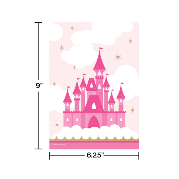 Little Princess Party Plastic Treat Bag, Castle Themed Party, Princess Party Supplies, Birthday Party Decorations, Pink Party for Girls