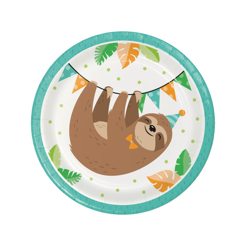 Sloth Party Cake Plates, Sloth Party D√©cor, Sloth Birthday, Animal Theme, Sloth Baby Shower, Sloth Party Decorations