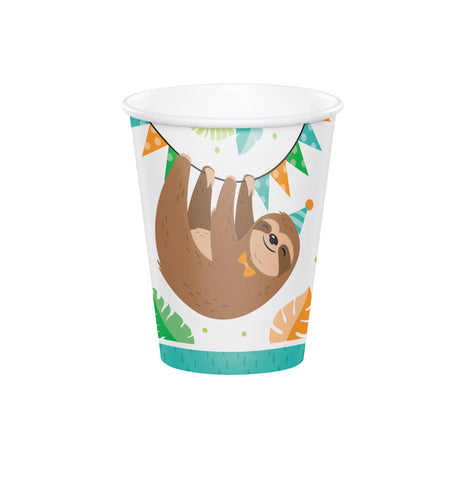 Sloth Party Cups, Sloth Party Décor, Sloth Birthday, Animal Theme, Sloth Baby Shower, Sloth Party Decorations