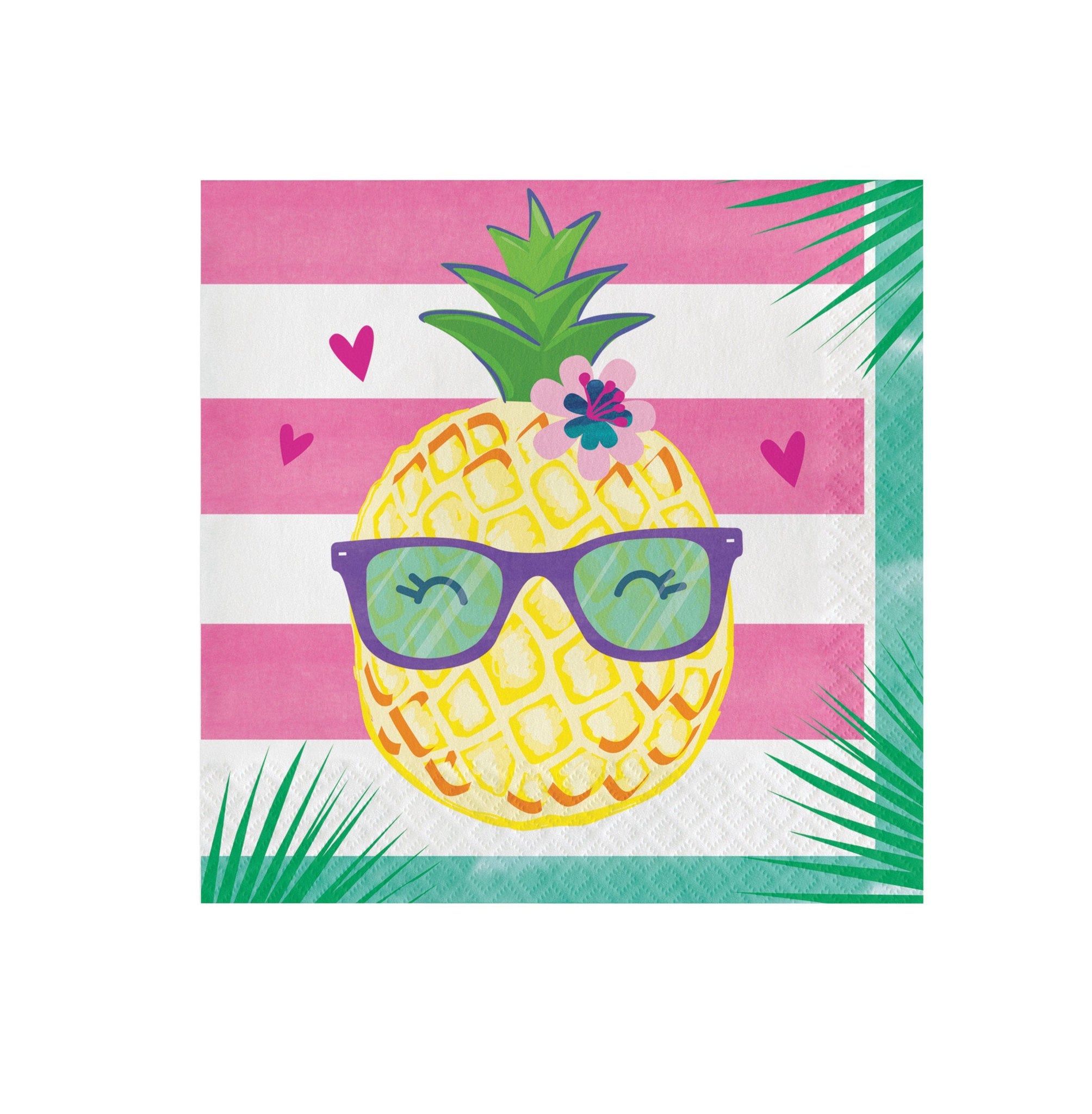 Pineapple Party Napkins, Tropical Decor, Tropical Birthday Party, Summer Shower, Hawaiian Party, Fruit Party, Aloha Party, Luau Party